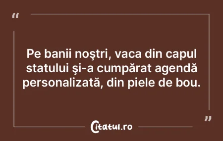 Unde există bani la mijloc, nu există ...