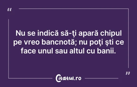 Când poporul plânge de foame, minister...