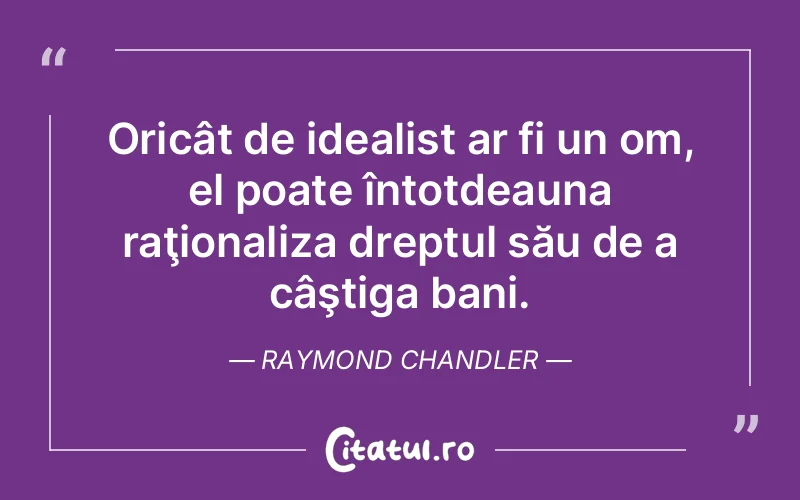 Citat Raymond Chandler - citate viata
