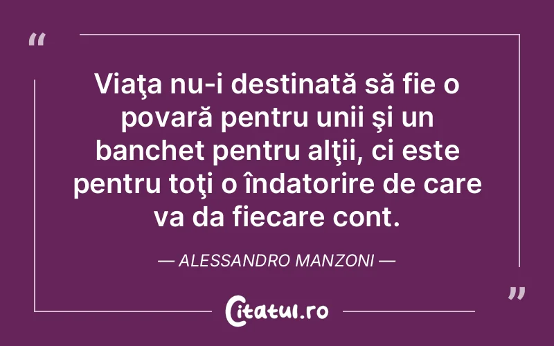 Citat Alessandro Manzoni - citate viata