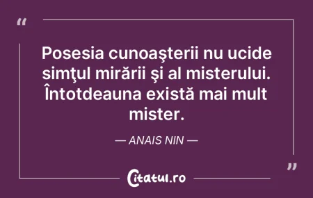 Nu m-am simţit străin de nicio experie... Nu m-am simţit străin de nicio experie...