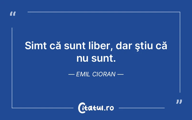 Citat Emil Cioran - citate viata