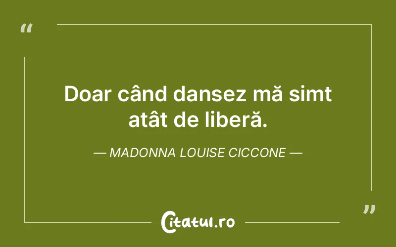 Citat Madonna Louise Ciccone - citate viata