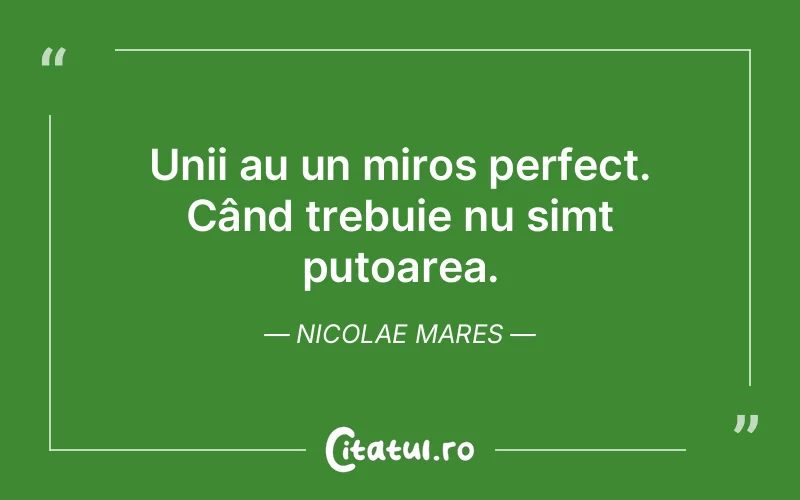 Citat Nicolae Mares - citate viata