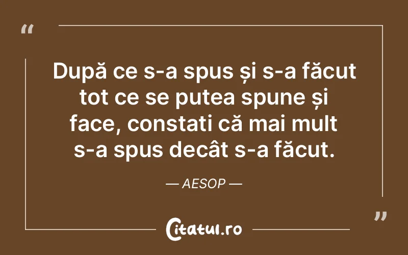 Citat Aesop - citate viata