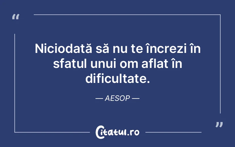 Citat Aesop - citate viata