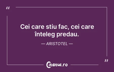 Esențialul este nu să trăiești, ci s...