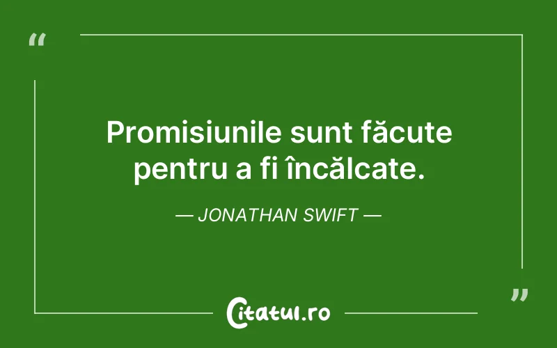 Citat Jonathan Swift - citate viata