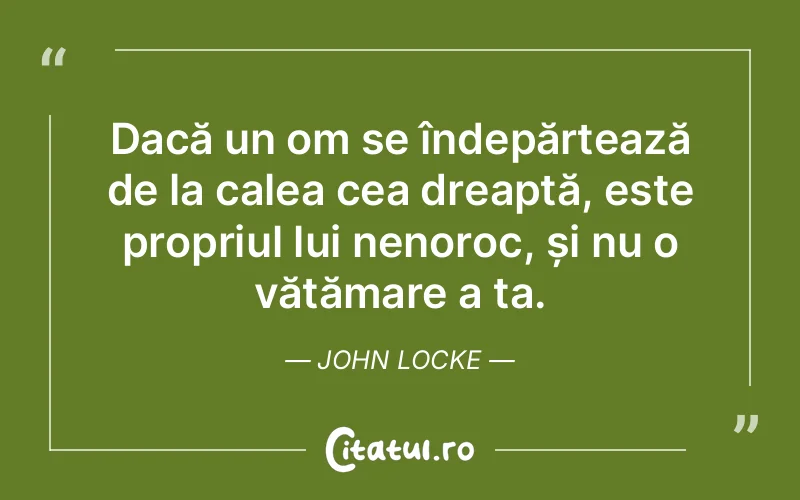 Citat John Locke - citate viata
