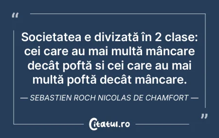 Uneori, faptul că nu înțelegi, poate ...