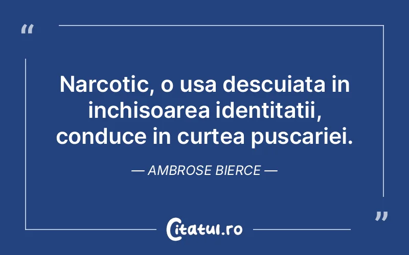 Citat Ambrose Bierce - citate viata