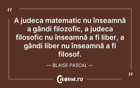 Bunatatea are atatea puncte de vedere si...