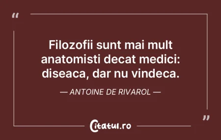 Aceeasi filozofie poate fi un armasar zd... Aceeasi filozofie poate fi un armasar zd...