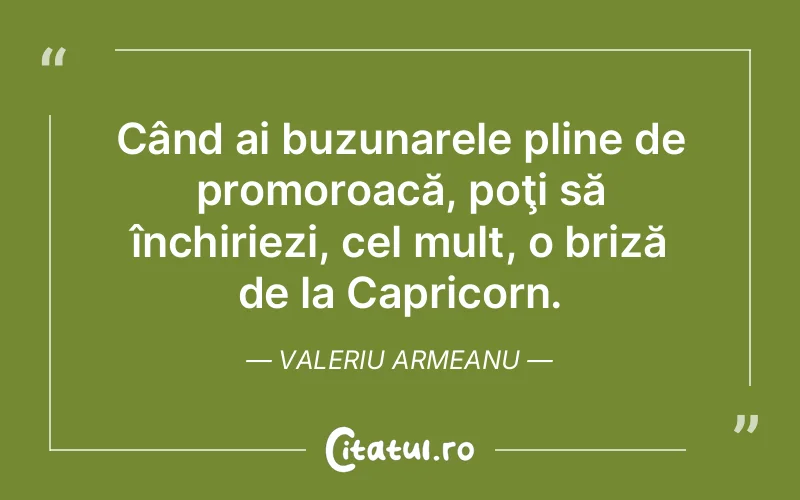 Citat Valeriu Armeanu - citate viata
