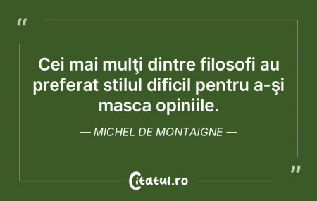 Filosofia ne pune în gardă să nu voim...