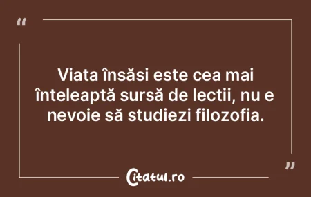 Filozofia este cunoaştere armonioasă c... Filozofia este cunoaştere armonioasă c...