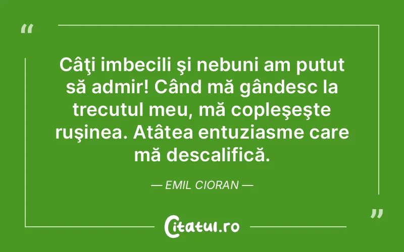Citat Emil Cioran - citate viata