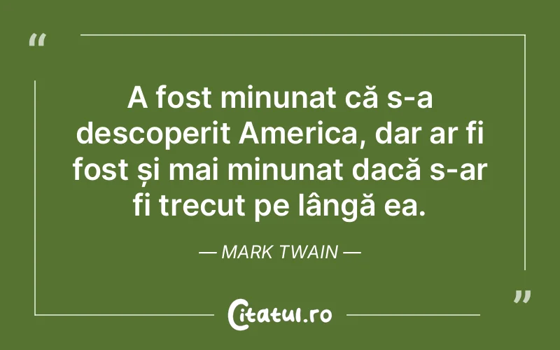 Citat Mark Twain - citate viata
