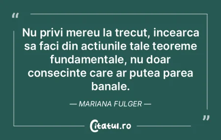 Chibzuinta cu privire la viitor vine din... Chibzuinta cu privire la viitor vine din...