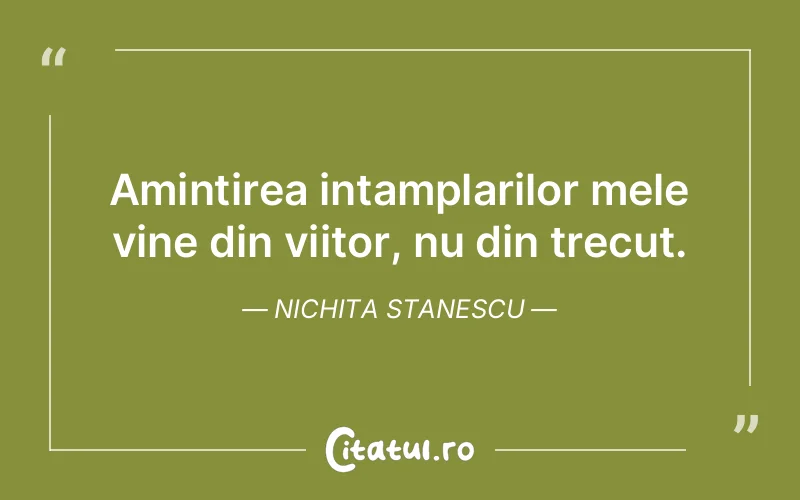 Citat Nichita Stanescu - citate viata