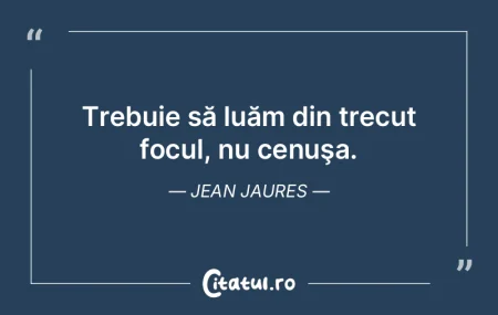 Nu e vorba să tragem o linie între tre...