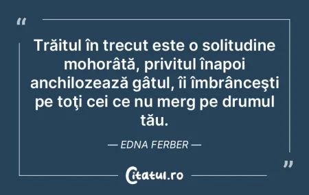 Neputând fi în prezent, transformăm t...