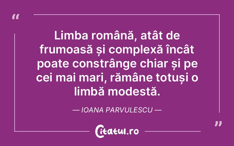 Citat Ioana Parvulescu - citate viata