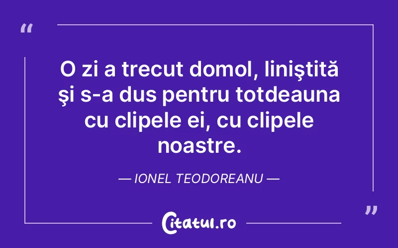 Citat Ionel Teodoreanu - citate viata