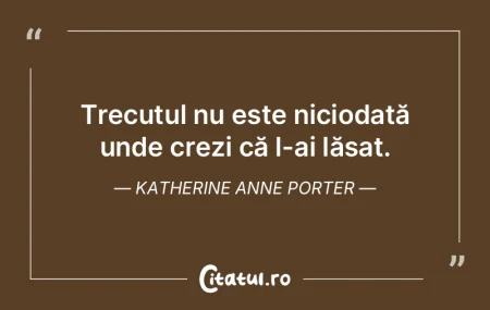 Am refăcut trecutul pentru ca să mă a...