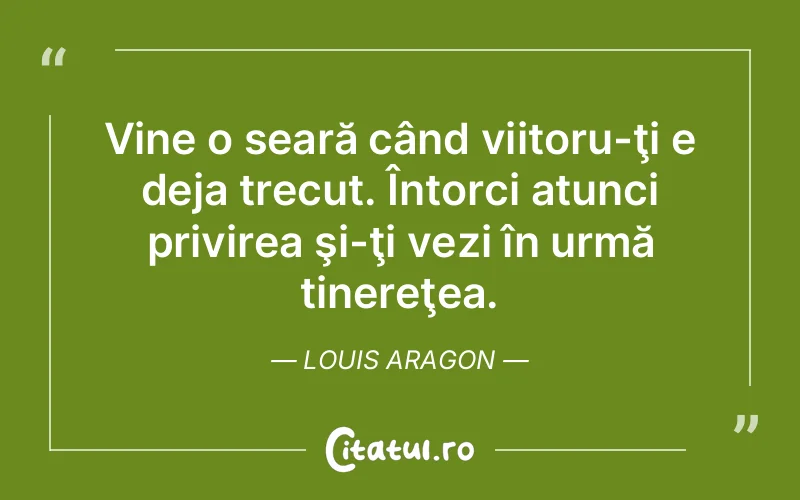 Citat Louis Aragon - citate viata