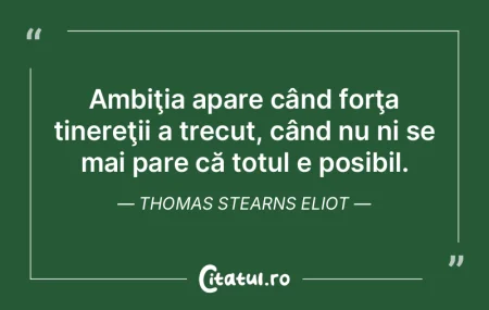 Trecutul e parte din noi fără de care ...