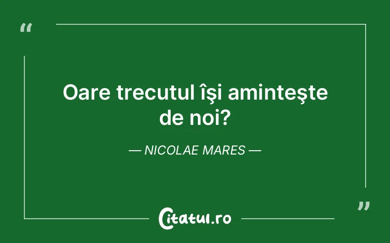 Citat Nicolae Mares - citate viata
