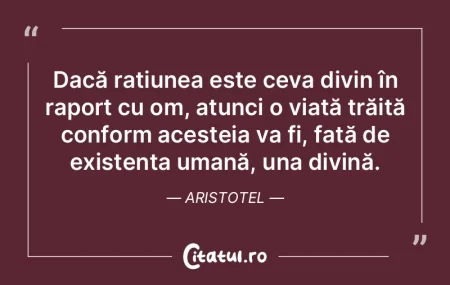 Dacă rațiunea este ceva divin în rapo...