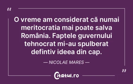 Ia seama, tu care te crezi acum puternic...