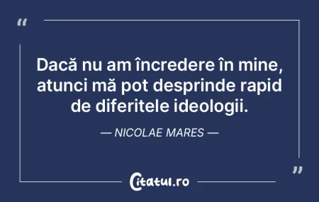 Ca individ, îţi poţi permite să te a...