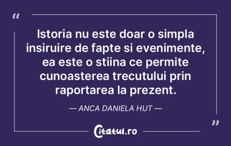 Istoria este geografie în mişcare. Joh...