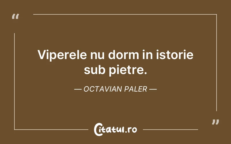 Citat Octavian Paler - citate viata