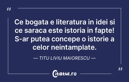 Istoria omenirii este o istorie sangeroa...