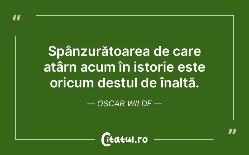 Citat Oscar Wilde - citate viata