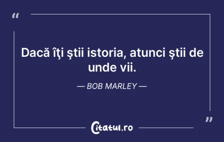 Cred că poţi învăţa din istorie. Ch...