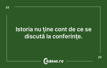 Istoria ideilor e istoria urii însingur...