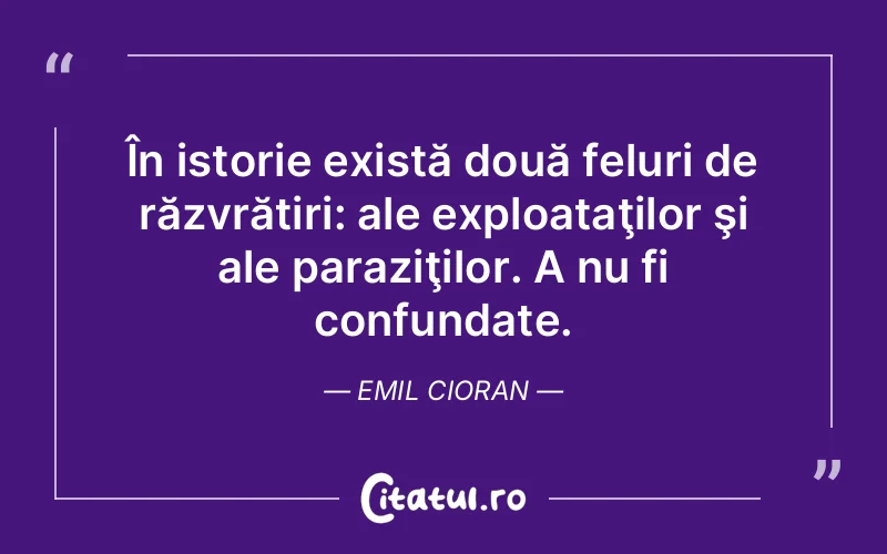 Citat Emil Cioran - citate viata
