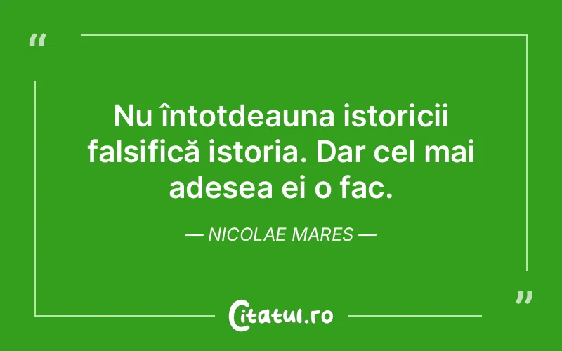 Citat Nicolae Mares - citate viata