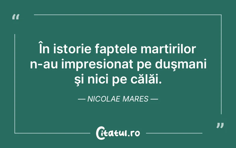 Citat Nicolae Mares - citate viata