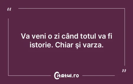 Istoria se scurtează tot mai mult prin ...