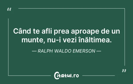 Nu importa ce face natura din om, ci cee...