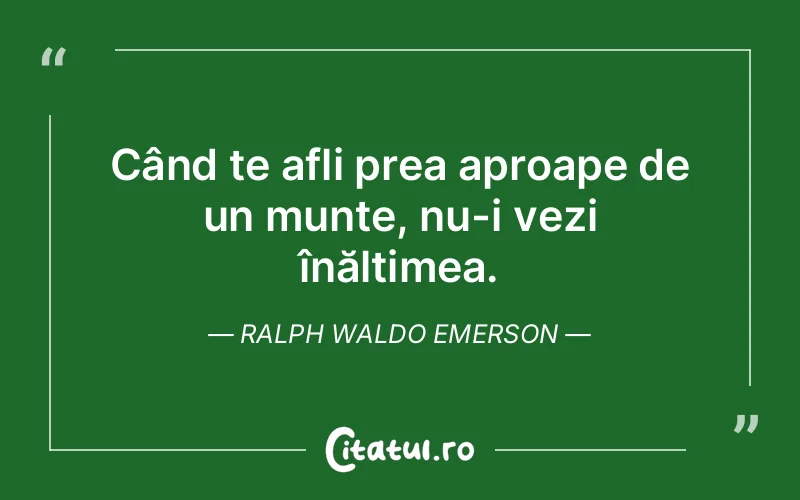 Citat Ralph Waldo Emerson - citate viata