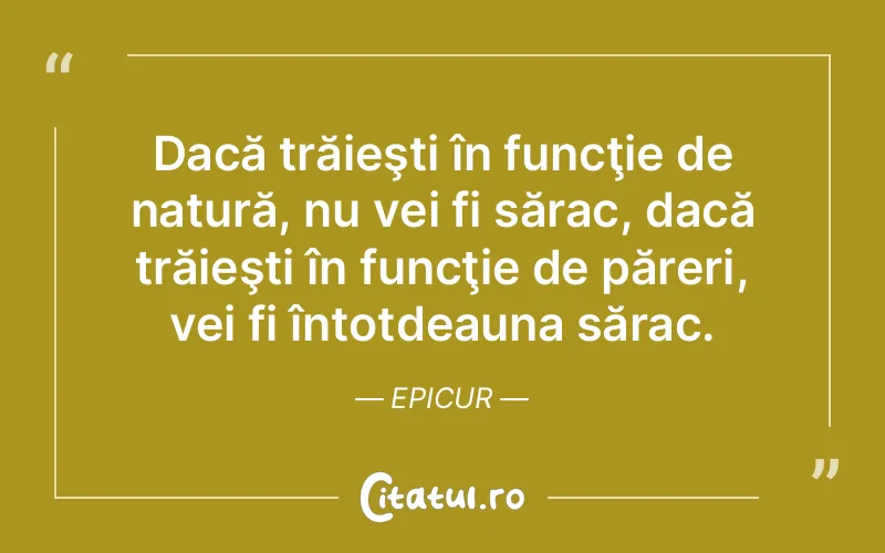 Citat Epicur - citate viata