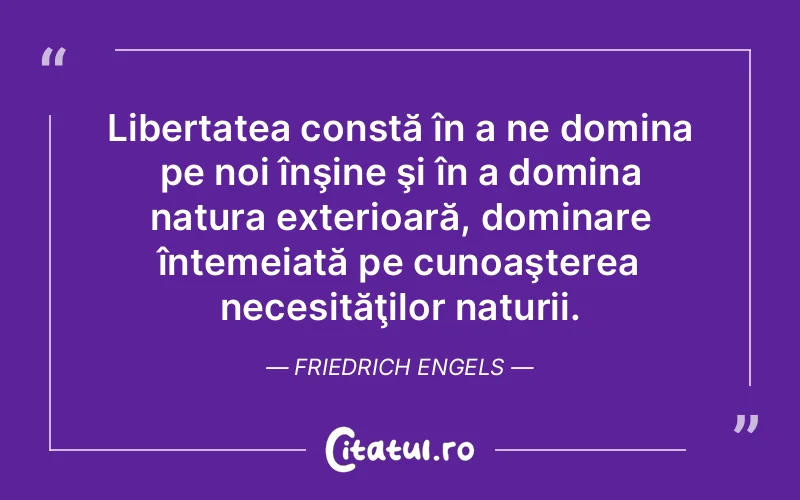 Citat Friedrich Engels - citate viata