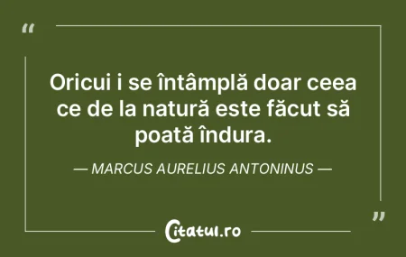 Obiceiul este o a doua natură şi nu ma...